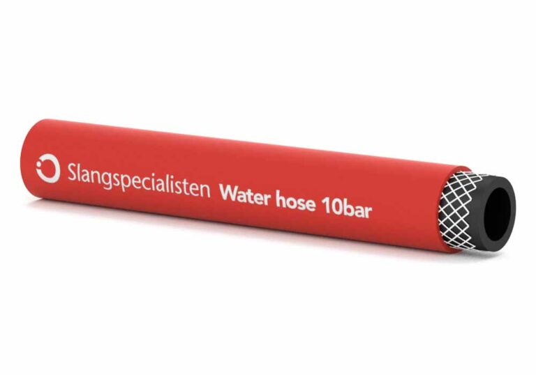 Industrivattenslang röd slät