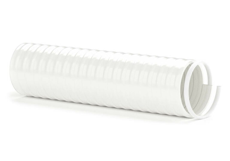 Sanitary hose Varberg white PVC