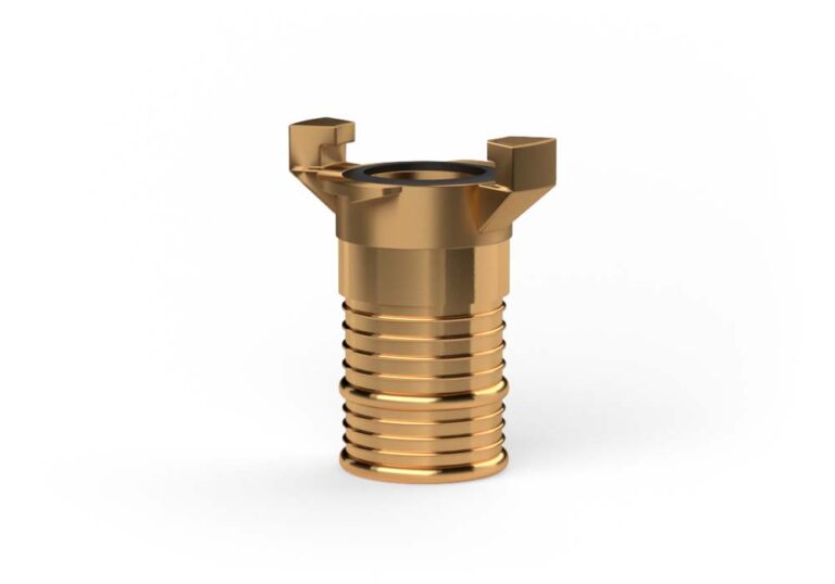 Pressure hose coupling SMS 1176 in brass
