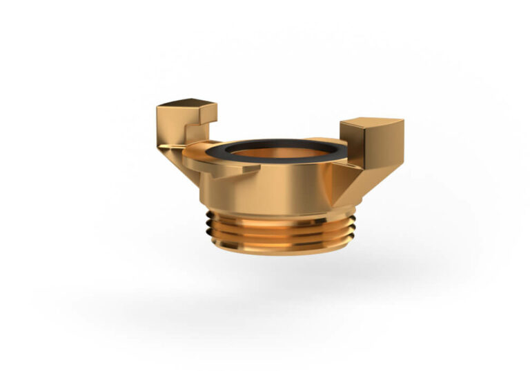 Coupling external thread SMS 1180 brass