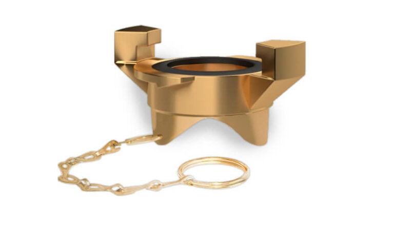 Lid with chain SMS 1175 brass