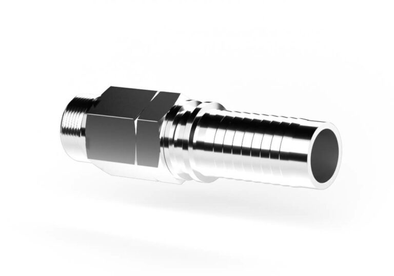 Swivel flushing nozzle