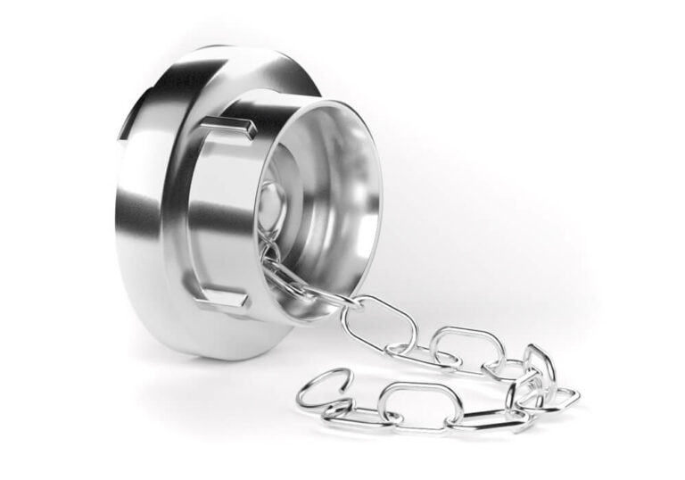Lid with chain
