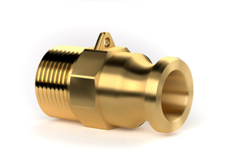 Male coupling F - external thread - bronze