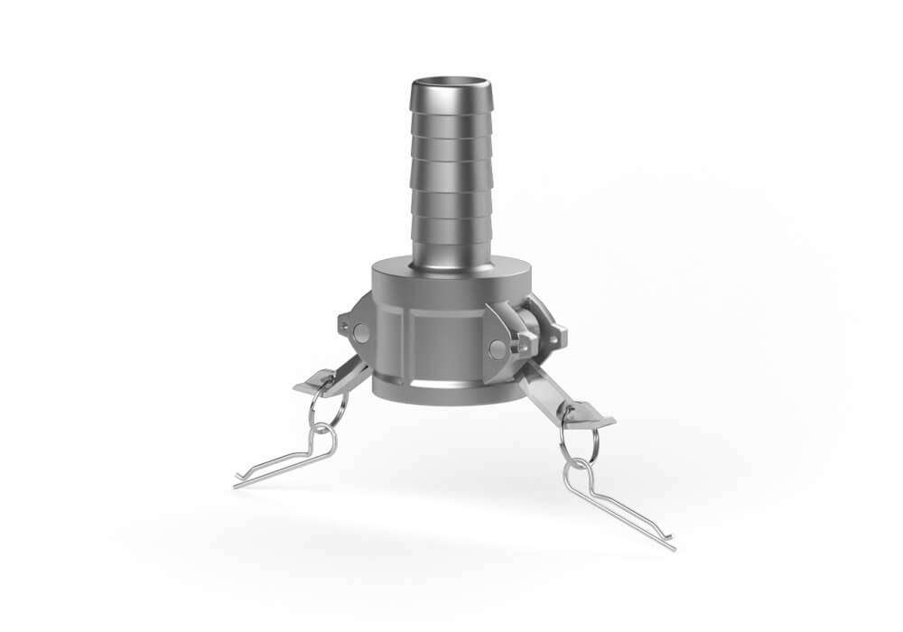 Honkoppling C - slangans. aluminium