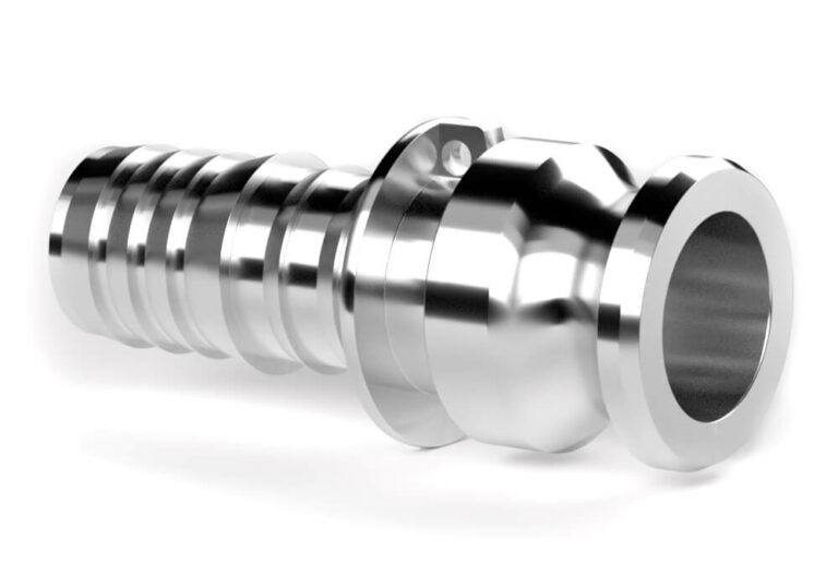 Male coupling E - hose connection. stainless steel