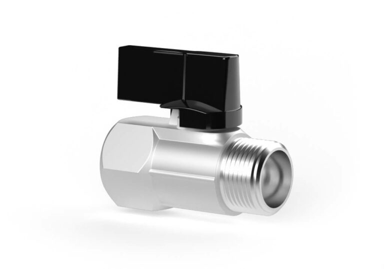 Mini ball valve - in. / out. thread
