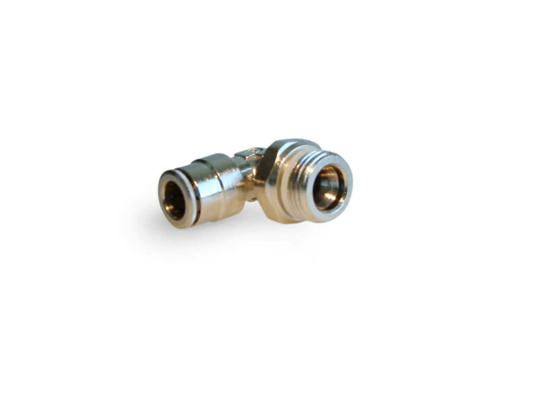 Rotating bath angle coupling - external thread