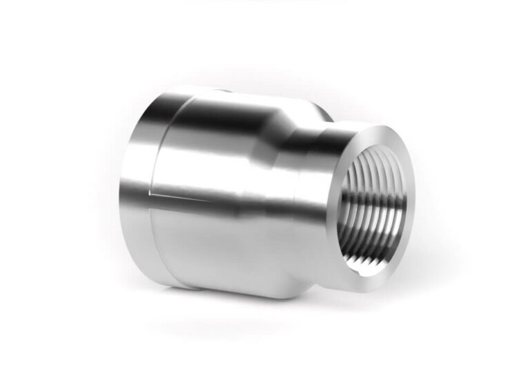 Reducing sleeve with cylindrical thread