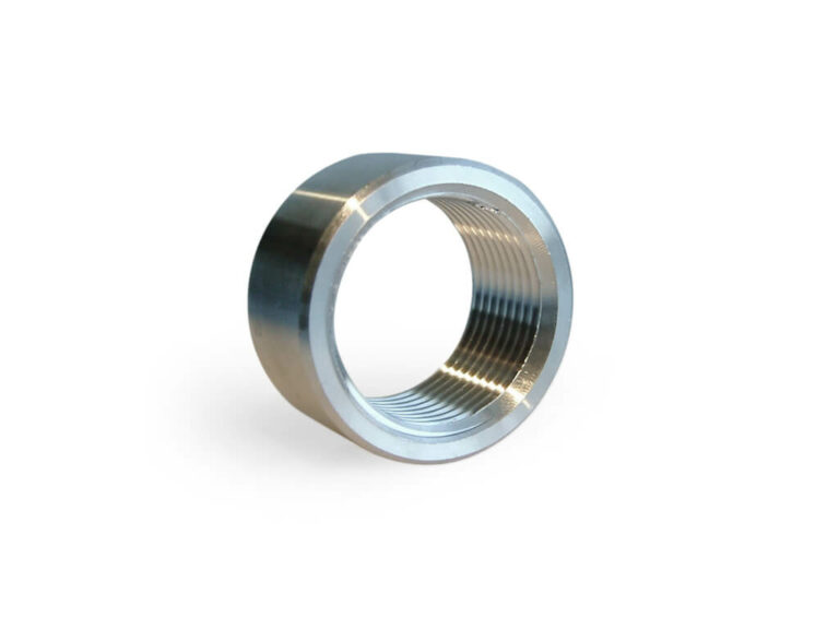 Welding socket with cylindrical thread - Stainless steel
