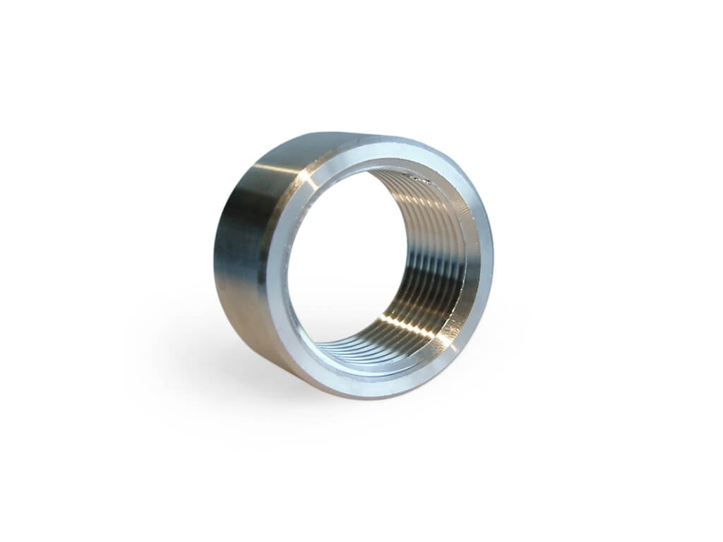 Welding socket with cylindrical thread - Stainless steel