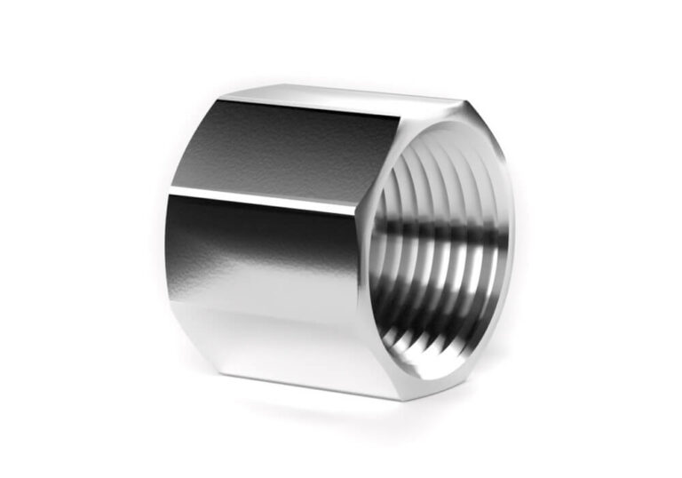 Hexagonal cap with cylindrical thread