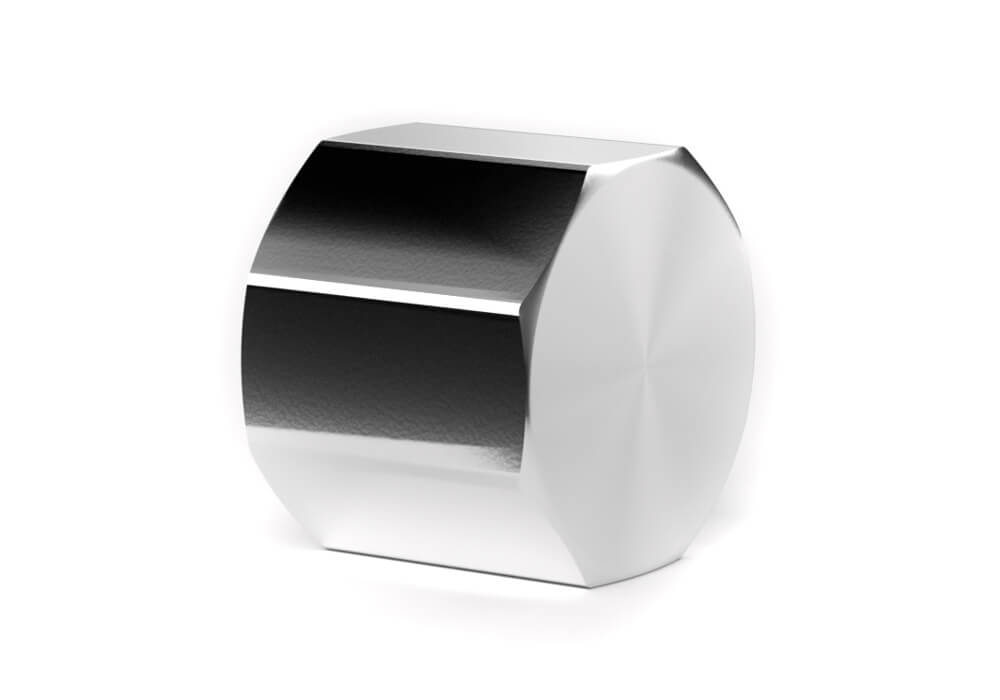 Hexagonal cap with cylindrical thread
