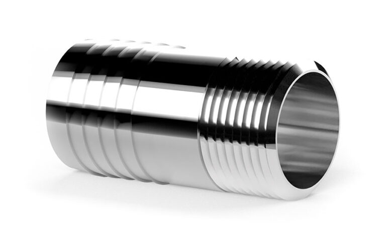 Hose nipple with conical thread