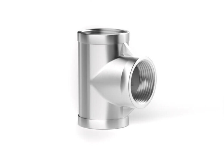 T-pipe with cylindrical thread DIN 2987