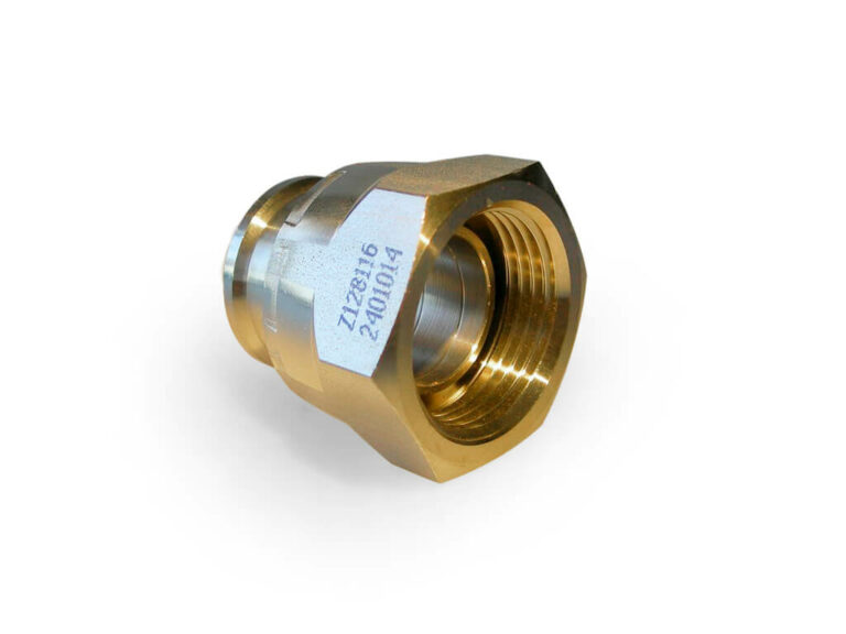Nipple - internal swivel R-thread - Acid resistant