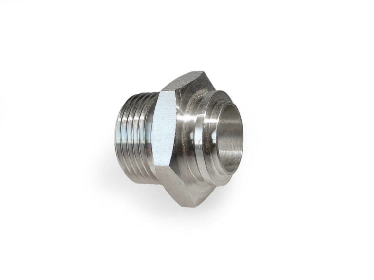 Nipple for welding - external R-thread - acid resistant