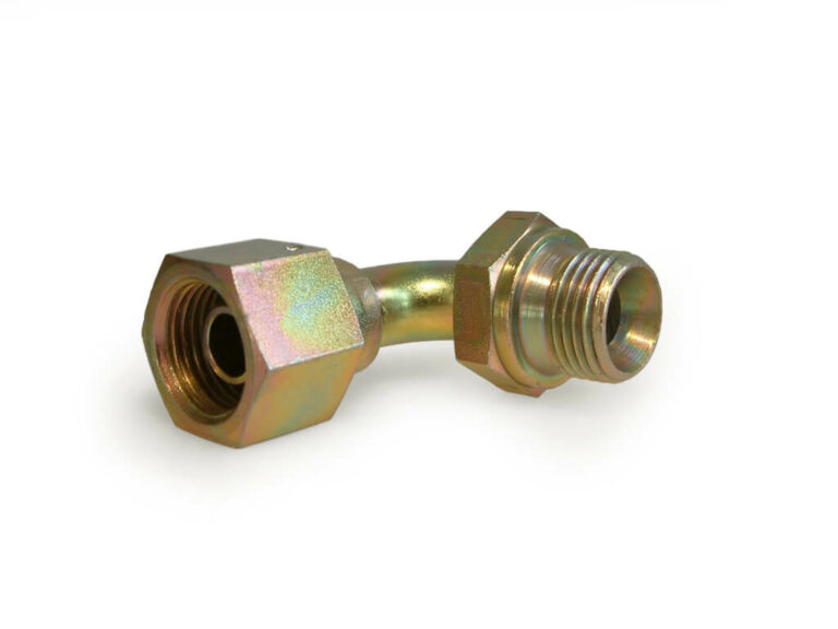 Adapter 90° BSP X BSPP, 60° cone