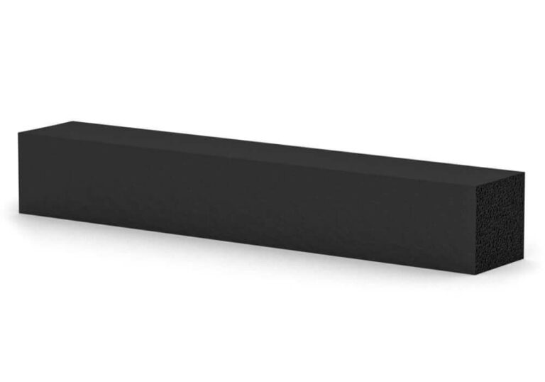 Sponge rubber strip square EPDM