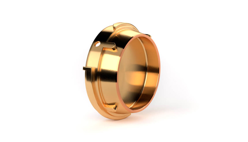 Male plug VB - brass