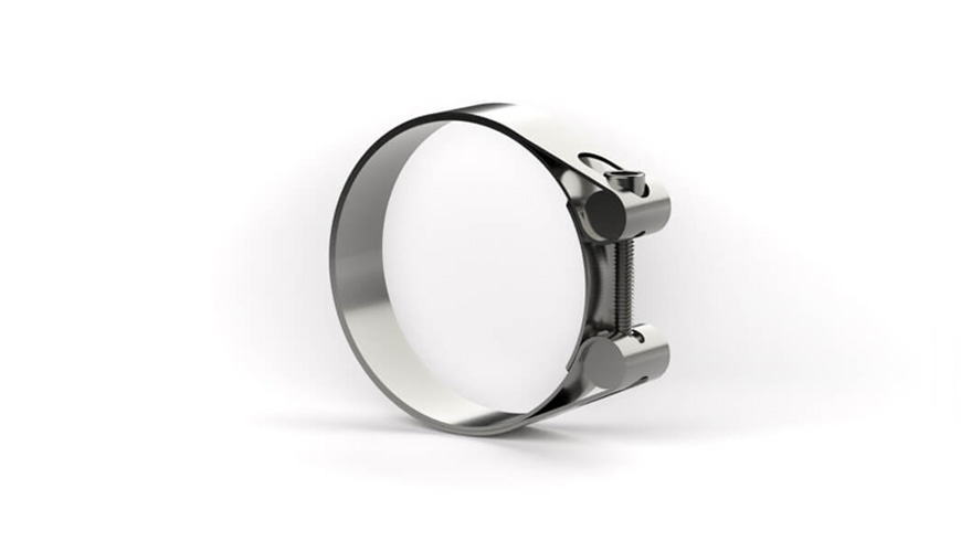 Hose clamp with one Allen screw - Stainless steel - 2059