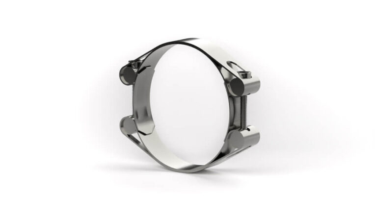 Hose clamp with two Allen screws - Stainless steel - 2065