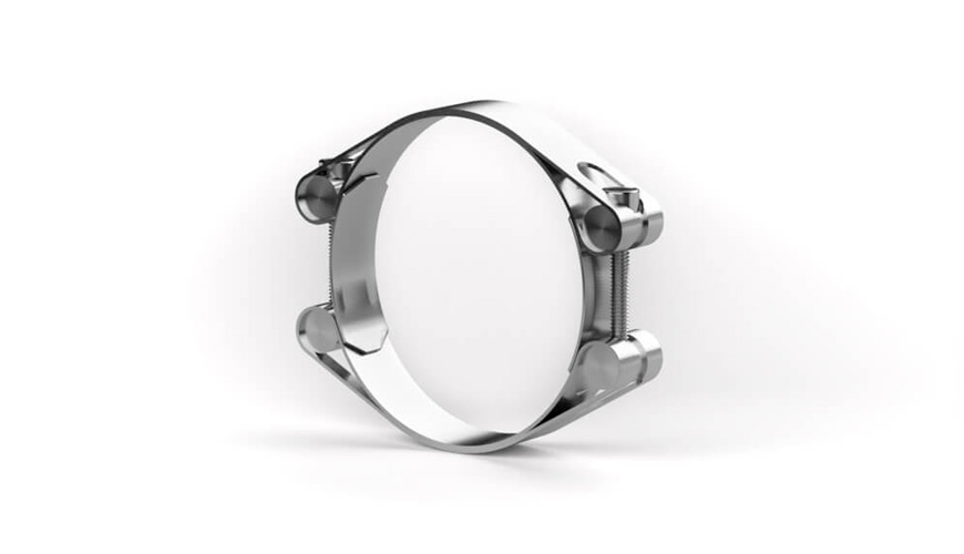Hose clamp with two Allen screws - Steel - 2061