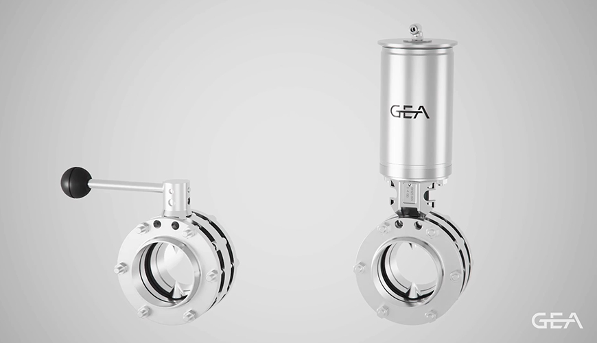 GEA Hygienic butterfly valves